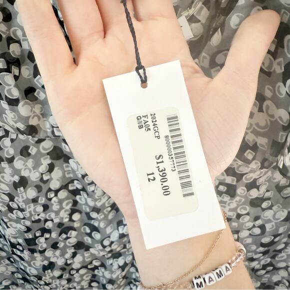 NWT Carolina Herrera Silk Print Tank & Blouse Sz 12 - Picture 4 of 8